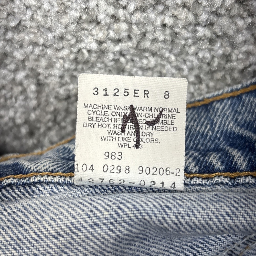 Vintage Levis 562 Mens Jeans 29x30 Orange Tab Loose Student Fit Y2K USA 90s - Picture 13 of 15